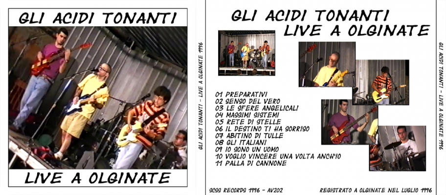 av202 gli acidi tonanti: live a olginate 1996 av202 gli acidi tonanti: live a olginate 1996